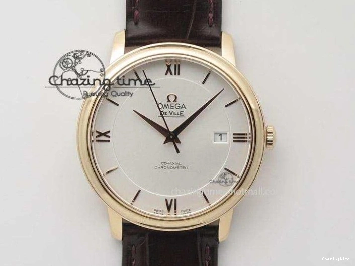 0327 Timeless De Ville Prestige Real PR SS ZF 1:1 Best Edition Gray Dial Blue Markers on Blue Leather Strap MIYOTA 7936